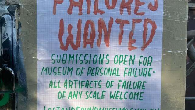 Από μια προσωπική του αποτυχία εμπνεύστηκε μια έκθεση που εξελίχθηκε σε διεθνή επιτυχία