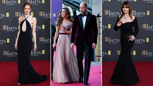 Πρίγκιπας Ουίλιαμ και Κέιτ Μίντλετον, Ντι Κάπριο, Μπελούτσι, Έμα Στόουν: «Συνωστισμός» σταρ στο κόκκινο χαλί των BAFTA, φωτογραφίες