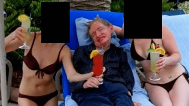 Χόκινγκ: Οι γυναίκες με μπικίνι στη φωτογραφία των αρχείων Επστάιν ήταν φροντίστριές του, λέει η οικογένειά του