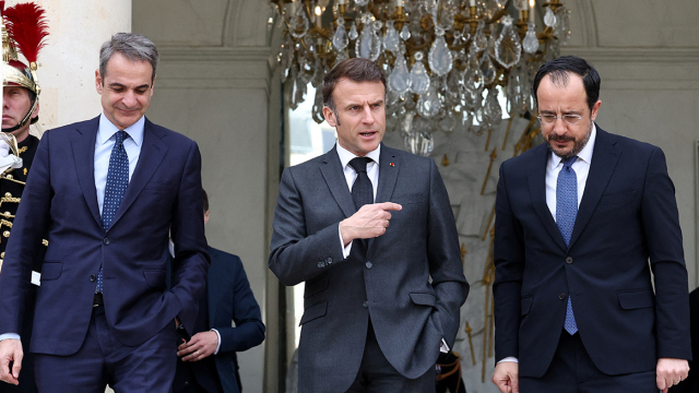 Σήμερα η τριμερής Μακρόν-Μητσοτάκη-Χριστοδουλίδη στην Πάφο: «Ασπίδα» για την Κύπρο και μήνυμα υπεράσπισης του ευρωπαϊκού εδάφους