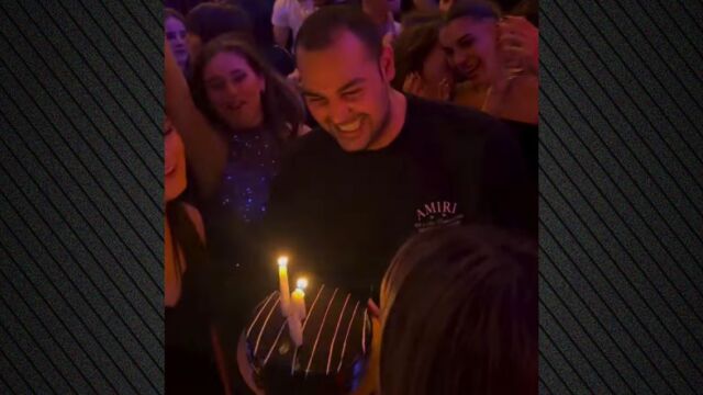 Ο Χρίστος Κούγιας έκλεισε τα 24 και το γιόρτασε σε νυχτερινό κέντρο, δείτε βίντεο