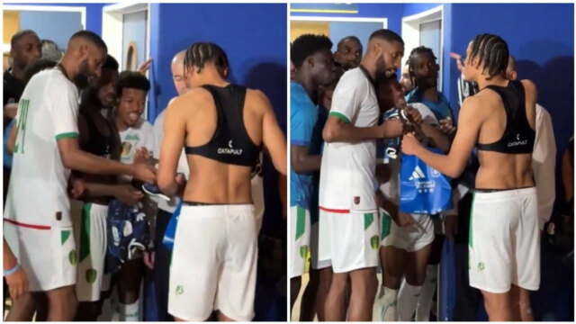 Σαν... παιδάκια έκαναν οι παίκτες της Μαυριτανίας για τις φανέλες της Αργεντινής: Ο Κοϊτά πήρε του Μέσι