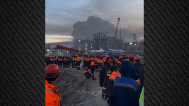 Τέθηκε υπό έλεγχο η φωτιά στο λιμάνι Ουστ-Λούγκα μετά από την επίθεση με drone