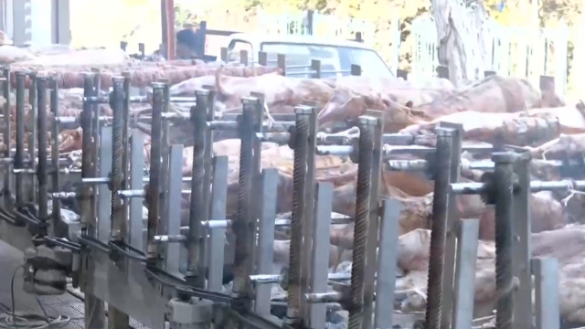 Πάτρα: Σχεδόν 100 σούβλες με αρνιά έστησε κρεοπωλείο για τους πελάτες του σήμερα