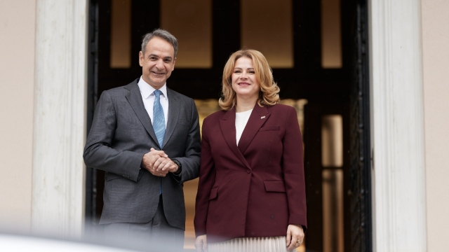 Συνάντηση Μητσοτάκη με την πρωθυπουργό της Λετονίας στο Μαξίμου: Τι συζήτησαν, δείτε βίντεο