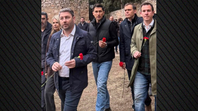 Ο Γεωργιάδης ανέβασε τη φωτό Ανδρουλάκη με κόκκινο γαρύφαλλο στην Καισαριανή και τρολάρει: Το κόμμα Τσίπρα έχει άμεσες επιπτώσεις