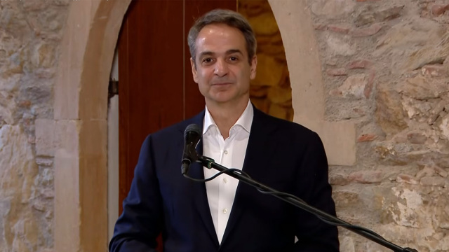 Ο Μητσοτάκης στο Παλάτι των Δεσποτών στον Μυστρά: Ο πολιτισμός αποτελεί αλυσίδα της εθνικής μας ισχύος