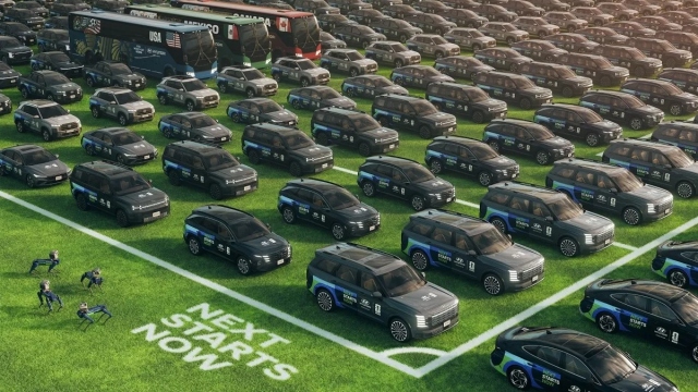Hyundai: Διαθέτει το μεγαλύτερο στόλο οχημάτων και ρομπότ στην ιστορία του Μουντιάλ