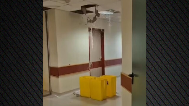 Πλημμύρισε και κατέρρευσε μέρος ψευδοροφής στο νοσοκομείο της Ρόδου - «Έσπασε παλιά βάνα», λέει ο Γεωργιάδης

