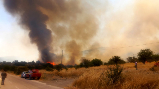 Καλύτερη η εικόνα της φωτιάς στην Επίδαυρο: Επιχειρούν 12 εναέρια, δείτε βίντεο