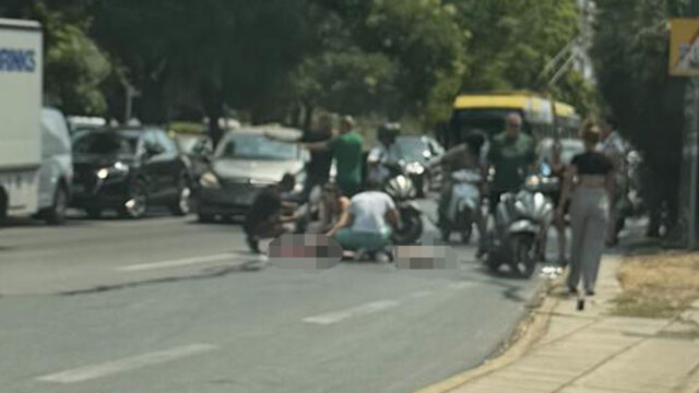 Τροχαίο με δύο μηχανές στη λεωφόρο Αλεξάνδρας: Προβλήματα στην κυκλοφορία προς την Πατησίων