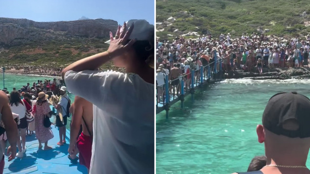 Viral βίντεο από την Κρήτη: Ο Μπάλος «βουλιάζει» από επισκέπτες, δείτε τον απίστευτο συνωστισμό