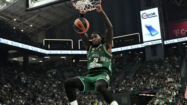 Ο Παναθηναϊκός διέλυσε με 102-79 τη  Βιλερμπάν στο T Center και έκανε το 2χ2 στη Euroleague