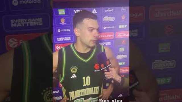 Γιαννακόπουλος μετά τη νίκη επί της Ρεάλ