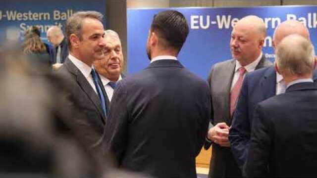 Μητσοτάκης στη Σύνοδο Κορυφής Ε.Ε. - Δυτ. Βαλκανίων