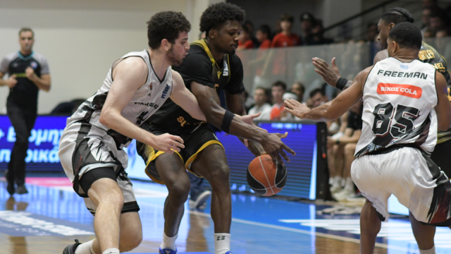 Stoiximan GBL: Ο Βίκος Φalcons πέτυχε ιστορική νίκη, 95-84 την ΑΕΚ που απογοητεύει, βίντεο