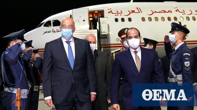 Έφτασε στην Αθήνα ο Πρόεδρος της Αιγύπτου, Φατάχ αλ Σίσι