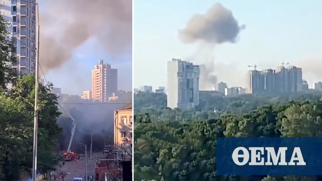 Εκρήξεις στο κέντρο του Κιέβου