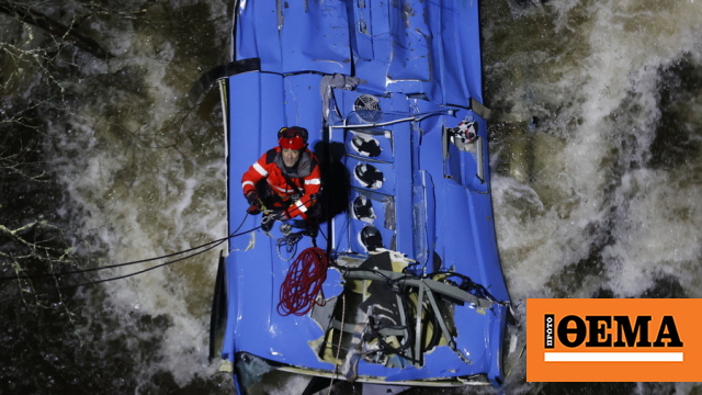 Six dead in Galicia after a bus fell into a river