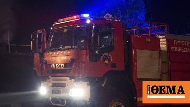 An apartment fire in Moschato has been brought under control