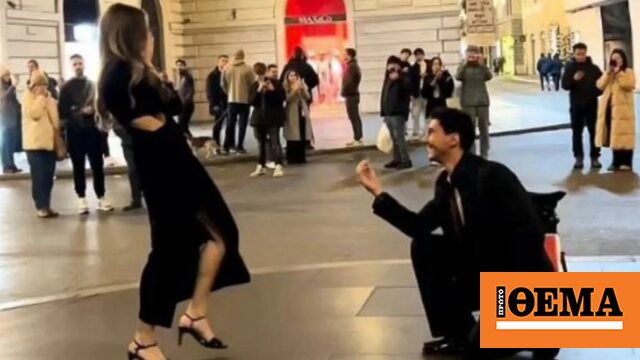 TikTok: finally fakes video with 'unfortunate marriage proposal' in Rome