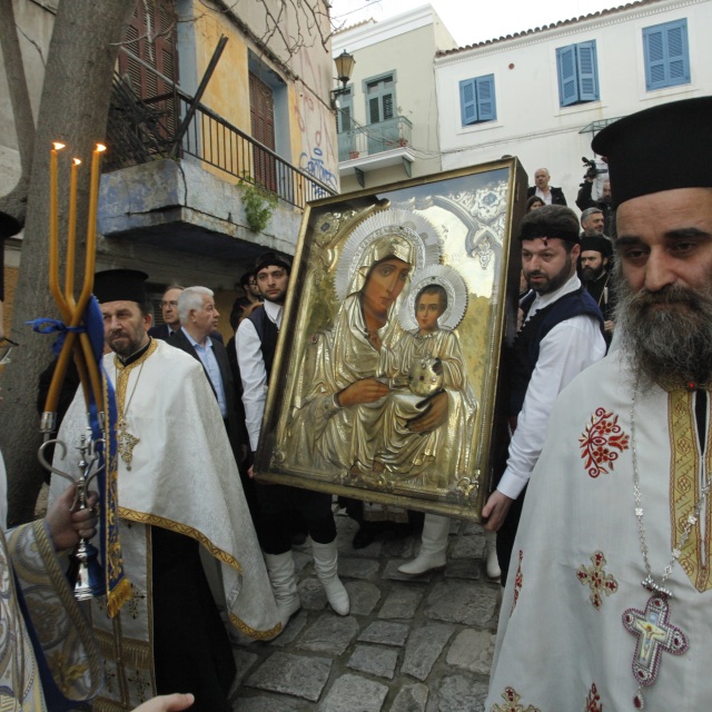 Στην Αθήνα η θαυματουργή εικόνα της Παναγίας Ιεροσολυμίτισσας