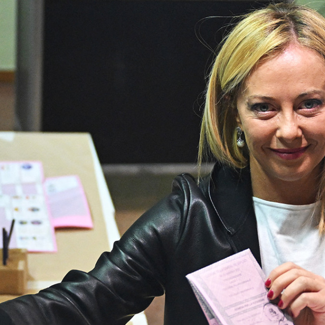 Ιταλία-exit poll: Πρώτη η Μελόνι με 22-26%, πάει για πρωθυπουργός