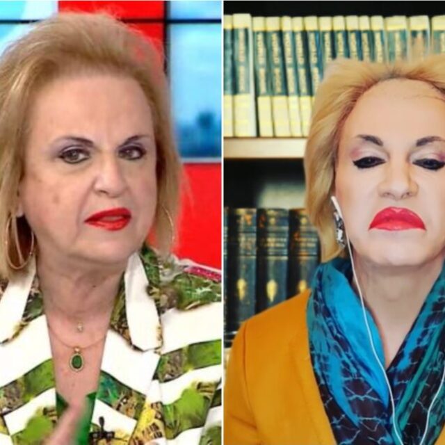 Ο Τάκης Ζαχαράτος μιμείται την Ματίνα Παγώνη και ξεκαθαρίζει: Απόκριες δεν θα κάνουμε - Βίντεο
