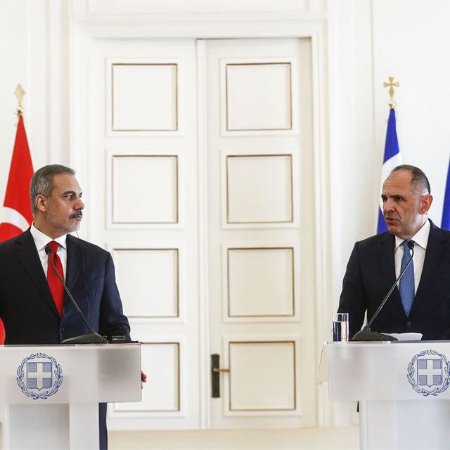 Σήμερα η συνάντηση Γεραπετρίτη με Φιντάν - Η Τουρκία απειλεί με «αντίδραση στο δεκαπλάσιο» μετά το ελληνικό βέτο στο πρόγραμμα SAFE
