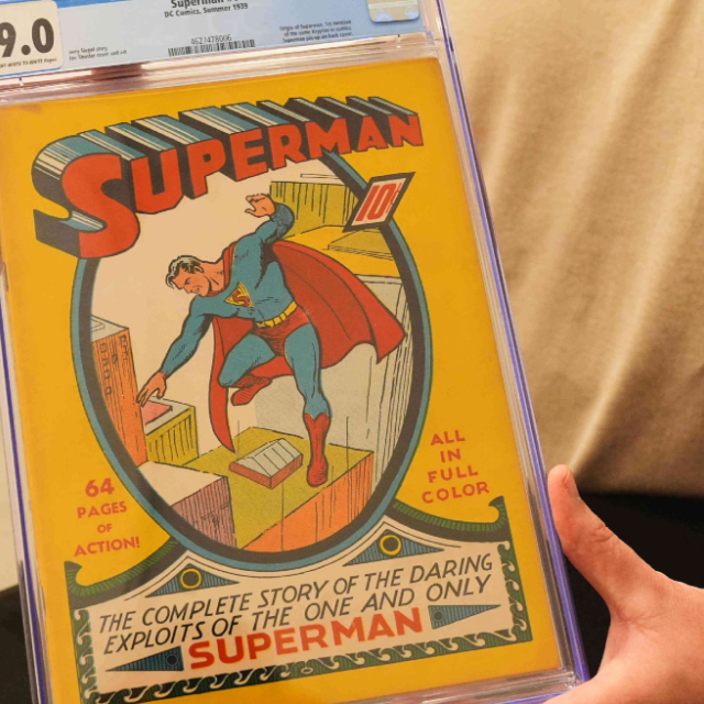 Το πρώτο τεύχος του Superman πουλήθηκε σε δημοπρασία για το εντυπωσιακό ποσό των 9,12 εκατ. δολαρίων