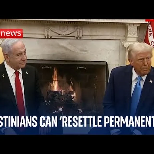 Trump calls for 'beautiful area' for displaced Palestinians to live