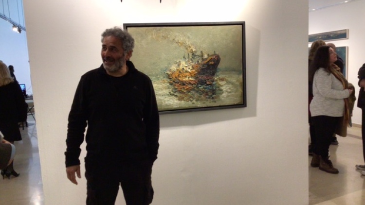 «Κύματα»: H νέα έκθεση του ζωγράφου Θανάση Μακρή στην Δημοτική Πινακοθήκη Δήμου Αλίμου