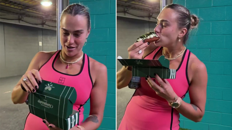 Η Σαμπαλένκα γιόρτασε την πρόκρισή της στους «8» του Miami Open με χοτ ντογκ 100 δολαρίων, δείτε βίντεο 