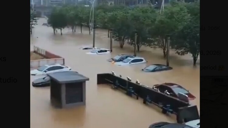 Εικόνες βιβλική καταστροφής στην Κίνα: Τουλάχιστον 15 νεκροί, εκατοντάδες τραυματίες από τις ακραίες βροχοπτώσεις