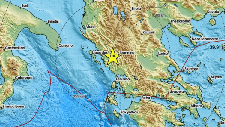 Σεισμός τώρα 4 Ρίχτερ στην Θεσπρωτία