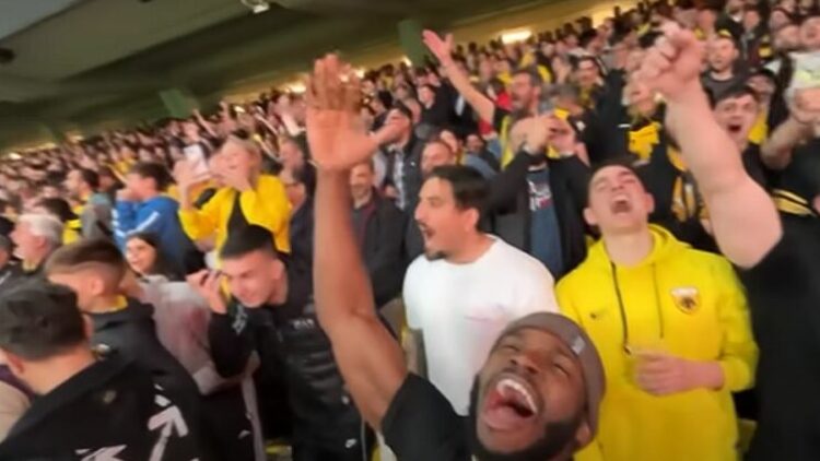 Watch what happens when American sports fan visits Greek derby AEK-PAOK (insane video)