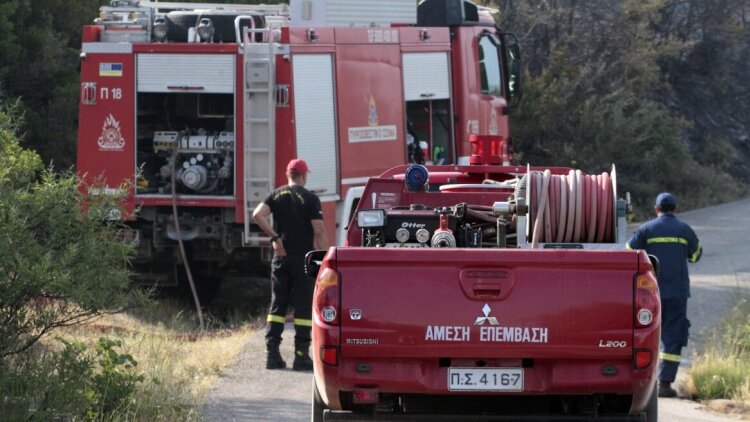 Φωτιά στον Αγερανό Λακωνίας, σηκώθηκαν 3 εναέρια