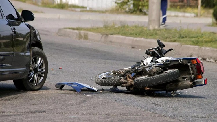 Ατύχημα με μοτοσικλέτα... προσοχή