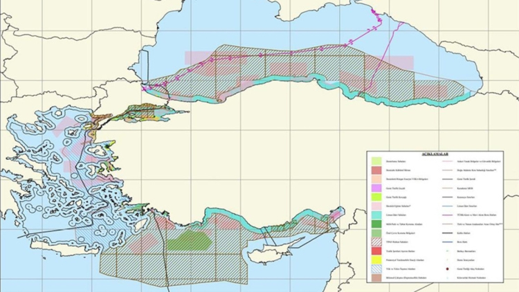 Επιμένει στη Γαλάζια Πατρίδα η Τουρκία με νομοσχέδιο για «κατοχύρωση θαλάσσιων δικαιοδοσιών σε Αιγαίο και Ανατολική Μεσόγειο»