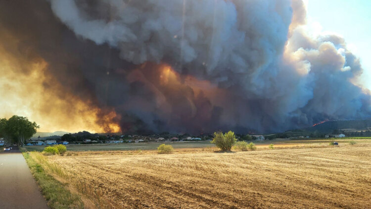 Γαλλία: Ένας νεκρός σε φωτιά στον νομό Οντέ - Έχουν καεί 80.000 στρέμματα βλάστησης, δείτε βίντεο
