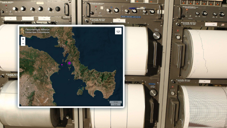 Σεισμος 5,2 Ρίχτερ στα Νέα Στύρα στην Εύβοια, ταρακουνήθηκε όλη η Αττική
