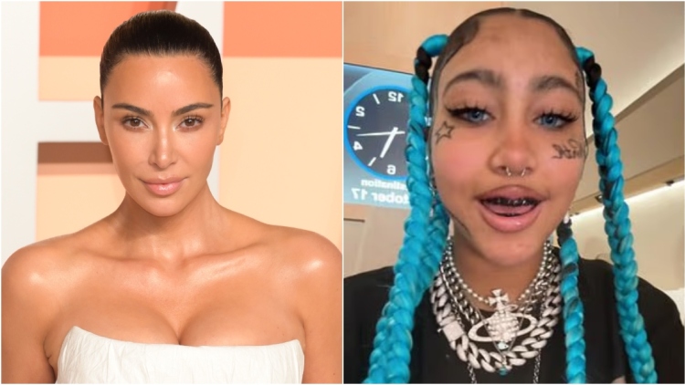Η Κιμ Καρντάσιαν περιέγραψε πώς αντέδρασε η 12χρονη κόρη της στα σχόλια για την εμφάνιση με ψεύτικα τατουάζ και piercing