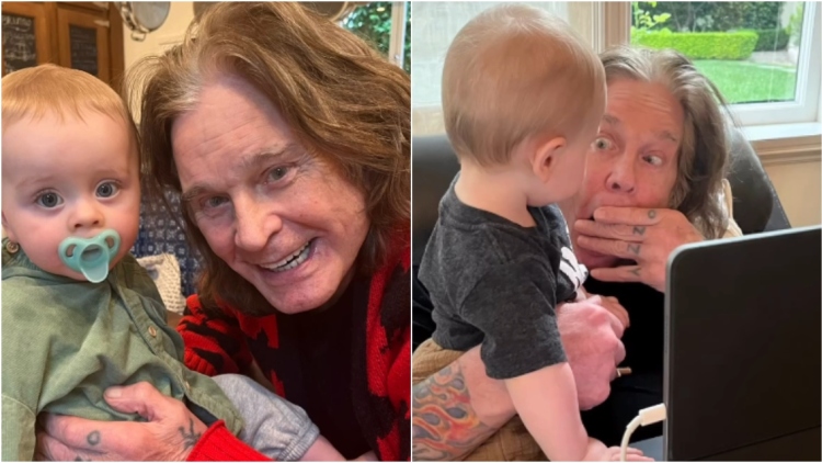 Η Κέλι Όσμπρον μοιράστηκε φωτογραφίες του Όζι με τον γιο της