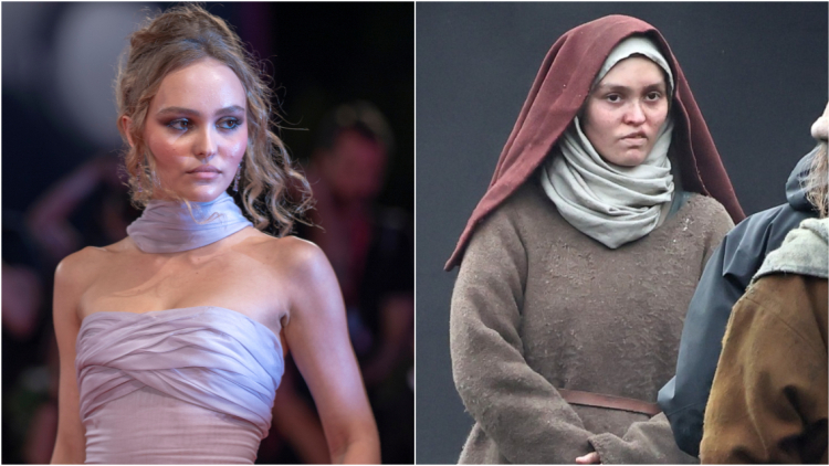 Φωτογραφίες: Αγνώριστη η Λίλι Ρόουζ Ντεπ στα γυρίσματα της νέας της ταινίας