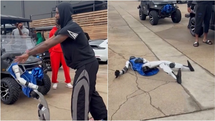 Ο Κάιρι Ίρβινγκ έβγαλε «νοκ αουτ» ρομπότ που έκανε επίδειξη, δείτε βίντεο
