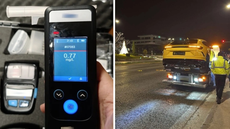 Επτά συλλήψεις μετά από αλκοτέστ στην Αττική: Οδηγός εγκατέλειψε το όχημά του σε στάση λεωφορείου όταν είδε το μπλόκο