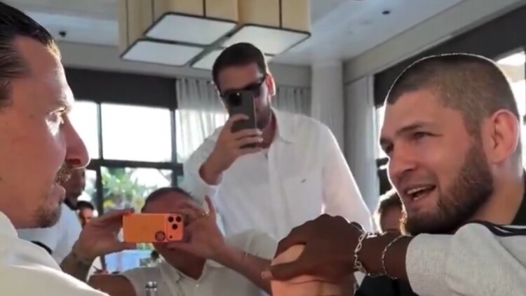 Συνάντηση κορυφής: Φοβερό μπρα ντε φερ του Ζλάταν με τον Χαμπίμπ με διαιτητή τον Πογκπά, δείτε βίντεο 