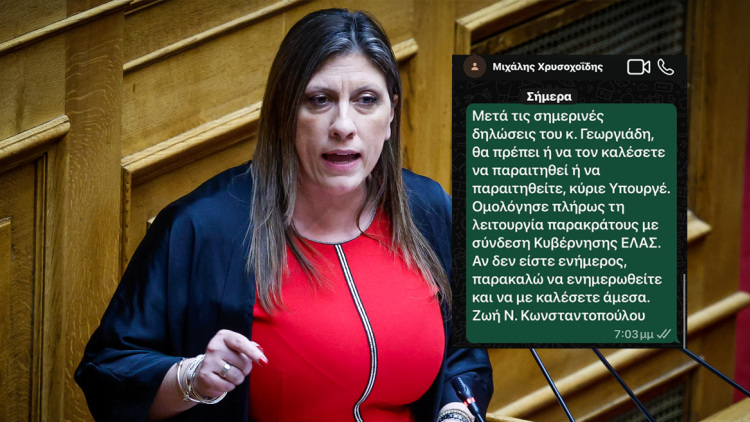 Η Ζωή στα άκρα: Δημοσίευσε sms στον Χρυσοχοΐδη, βλέπει παρακράτος επειδή αστυνομικός ενημέρωσε τον Γεωργιάδη για τη μήνυση