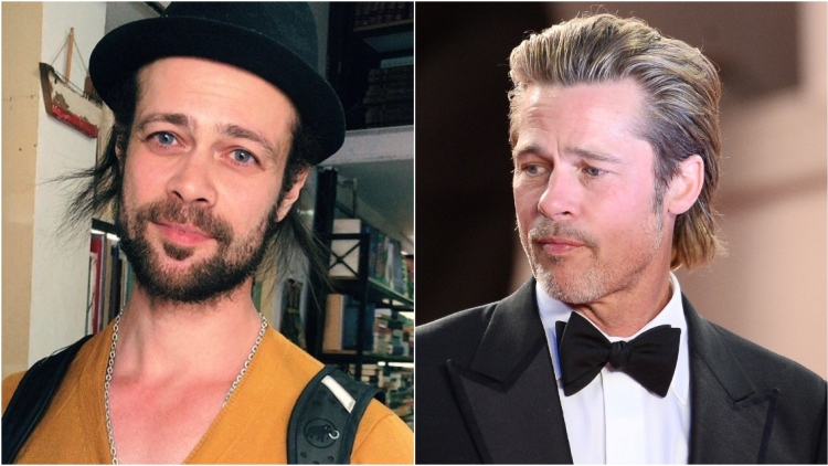 Μπραντ Πιτ: Ποιος ειναι ο Άρης Κόντος, ο σωσίας του που θα παίξει μαζί του στην ταινία στην Ύδρα