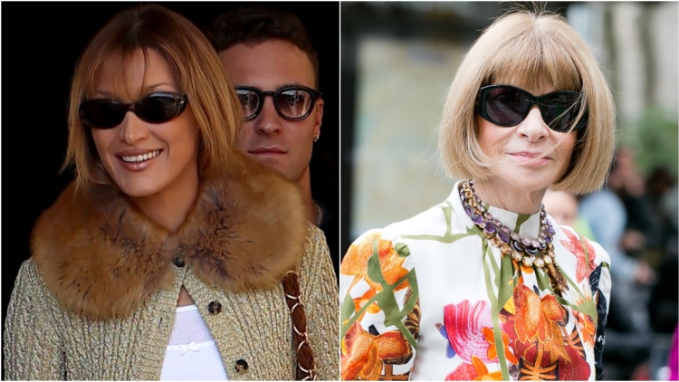 Μπέλα Χαντίντ: Η εμφάνιση που θύμισε Άννα Γουίντουρ, το μοντέλο υιοθέτησε το χαρακτηριστικό κούρεμά της 
